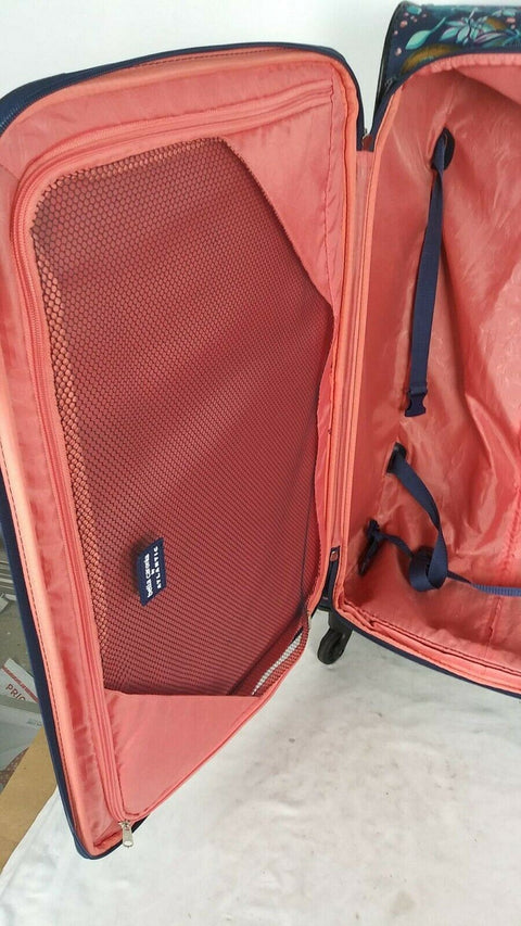 $220 Atlantic Infinity Lite 4 21" Expandable Spinner Luggage Floral Carry On