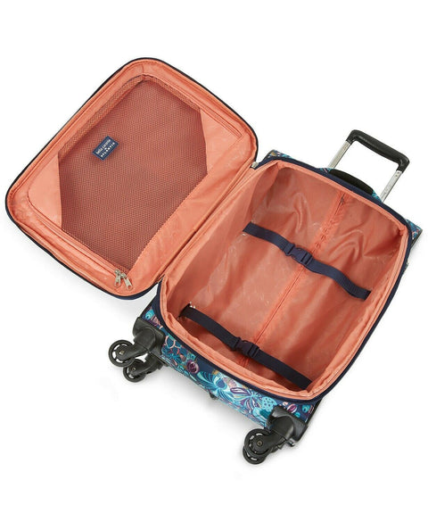 $220 Atlantic Infinity Lite 4 21" Expandable Spinner Luggage Floral Carry On
