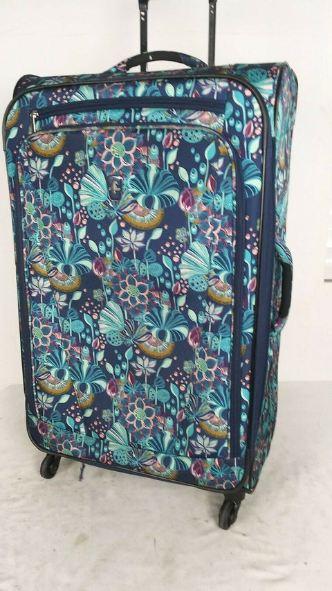 $220 Atlantic Infinity Lite 4 21" Expandable Spinner Luggage Floral Carry On