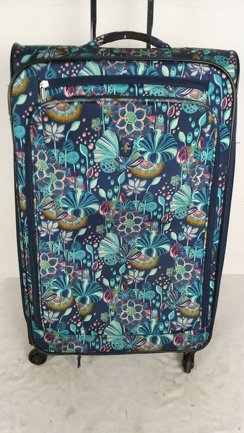 $220 Atlantic Infinity Lite 4 21" Expandable Spinner Luggage Floral Carry On