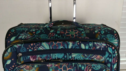 $220 Atlantic Infinity Lite 4 21" Expandable Spinner Luggage Floral Carry On