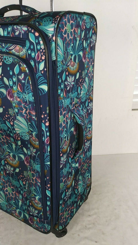 $220 Atlantic Infinity Lite 4 21" Expandable Spinner Luggage Floral Carry On