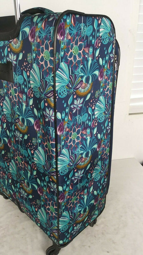 $220 Atlantic Infinity Lite 4 21" Expandable Spinner Luggage Floral Carry On