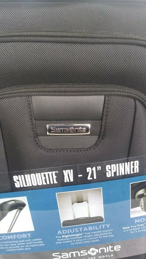$440 Samsonite Silhouette XV 21" Soft side Expandable Carry-On Spinner Suitcase