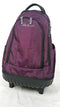$100 Travel Select 18" Rolling Wheeled Travel Backpack Purple