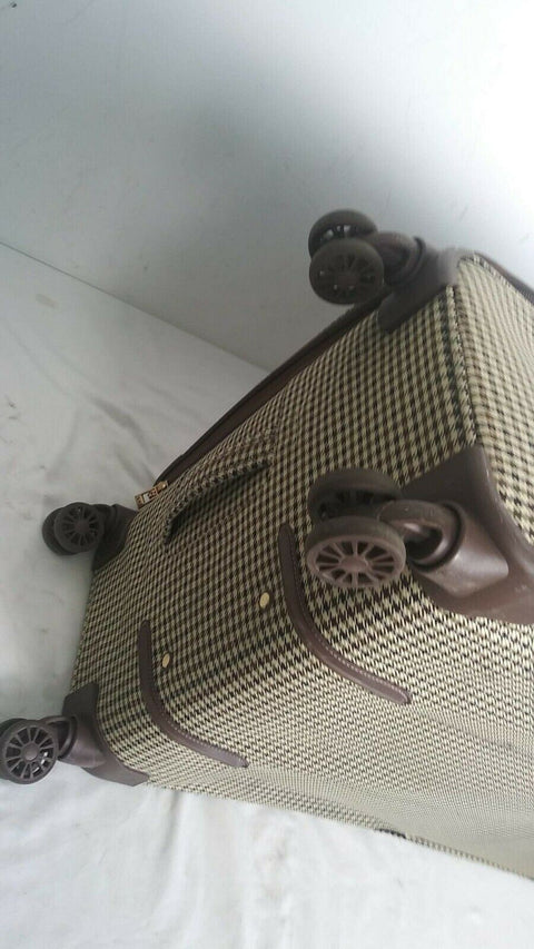 $360 London Fog Oxford Hyperlight 29" Expandable Spinner Suitcase Luggage Brown