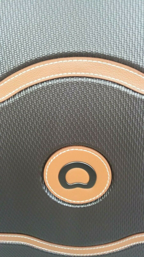 $700 Delsey Chatelet Plus 24" Hardcase Spinner Travel Suitcase Luggage Brown