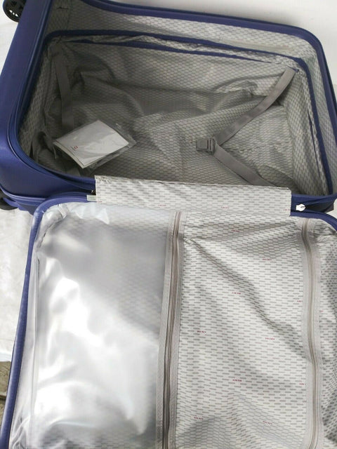 $320 Delsey Helium Shadow 4.0 25" Expandable Spinner Hard Suitcase Luggage Blue