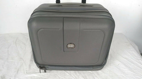 $220 DELSEY Helium 4.0 Gray Carry On Under Seat Luggage suitcase Hard case 16''