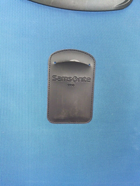 $260 Samsonite X-Tralight 21" Expandable Spinner Suitcase Carry ON Luggage Blue