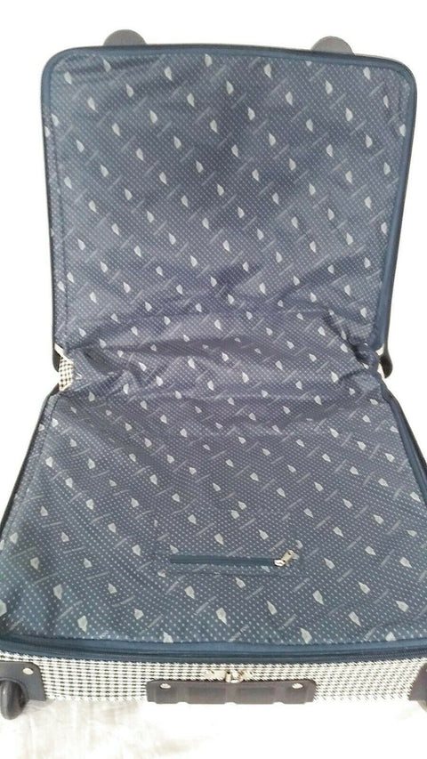 $400 London Fog Oxford Hyperlight 44" Rolling Wheel Garment Bag Blue Luggage