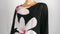 $75 ALFANI Women's Angel Sleeve Black Stretch Floral Print Blouse Top Plus 2X