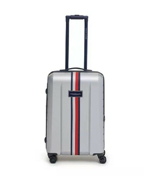 $250 New Tommy Hilfiger Riverdale 22" Hardside Upright Carry On Luggage Blue