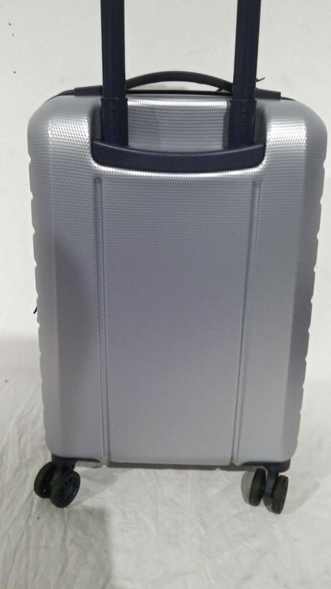 $250 New Tommy Hilfiger Riverdale 22" Hardside Upright Carry On Luggage Blue
