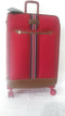$300 New Tommy Hilfiger Freeport 28" Expandable Spinner Suitcase Red Luggage