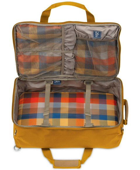 $200 New Skyway Coupeville 20" Carry-On Travel Backpack Yellow Convertible