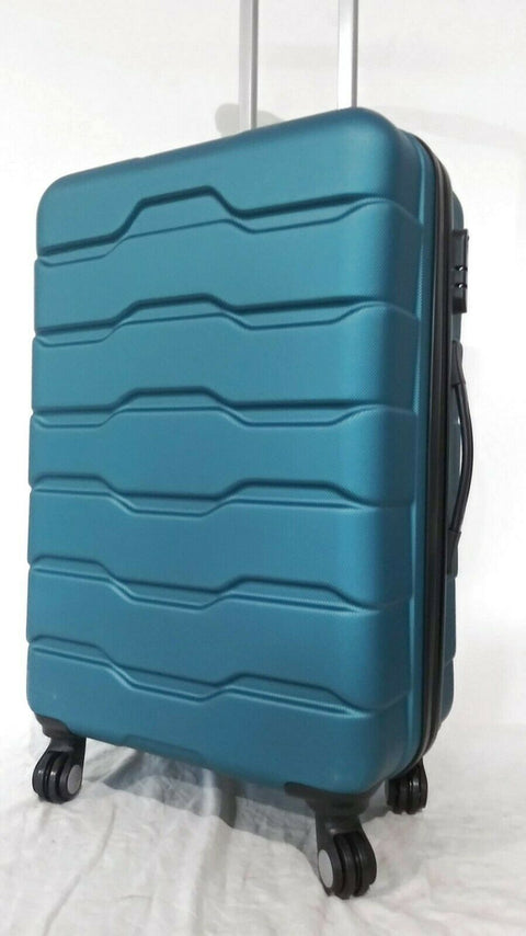 $340 Elite Luggage Omni 26" Hardside Luggage Spinner Suitcase Green TSA Lock