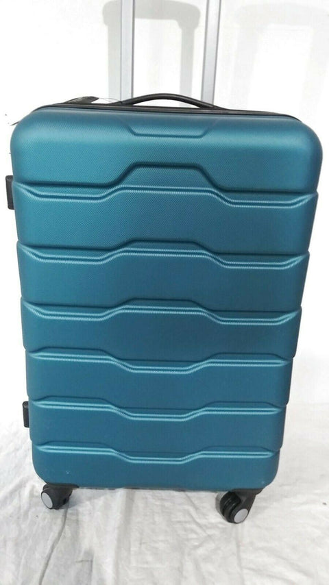$340 Elite Luggage Omni 26" Hardside Luggage Spinner Suitcase Green TSA Lock