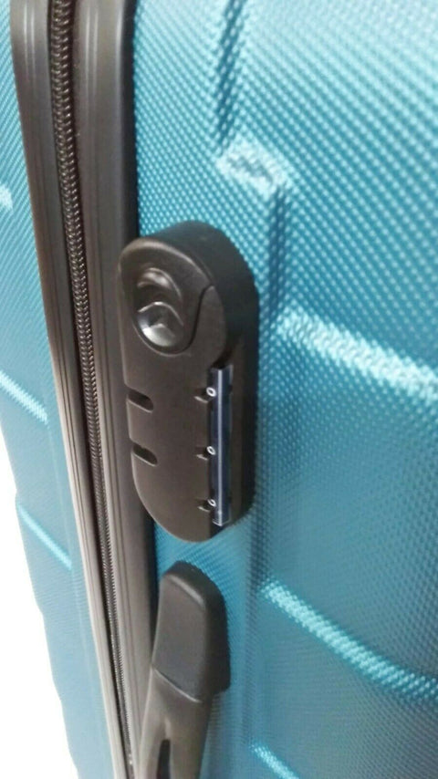 $340 Elite Luggage Omni 26" Hardside Luggage Spinner Suitcase Green TSA Lock