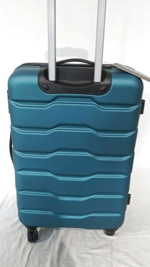 $340 Elite Luggage Omni 26" Hardside Luggage Spinner Suitcase Green TSA Lock
