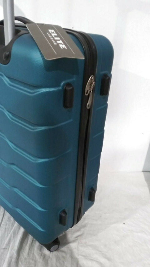 $340 Elite Luggage Omni 26" Hardside Luggage Spinner Suitcase Green TSA Lock