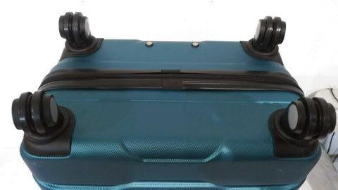 $340 Elite Luggage Omni 26" Hardside Luggage Spinner Suitcase Green TSA Lock