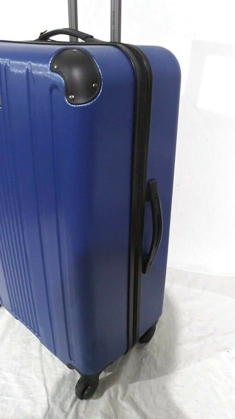 $480 Kenneth Cole Reaction South Street 28" Hard Spinner Suitcase Luggage Blue