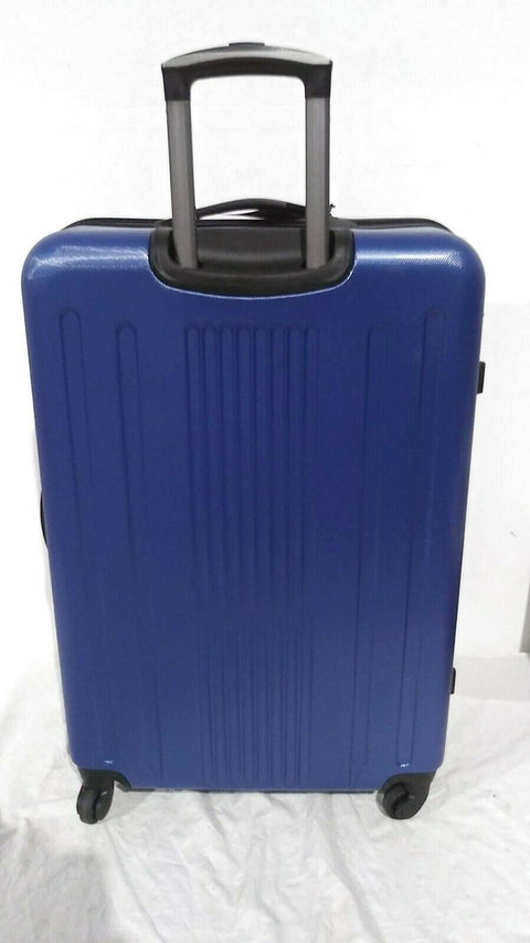 $480 Kenneth Cole Reaction South Street 28" Hard Spinner Suitcase Luggage Blue