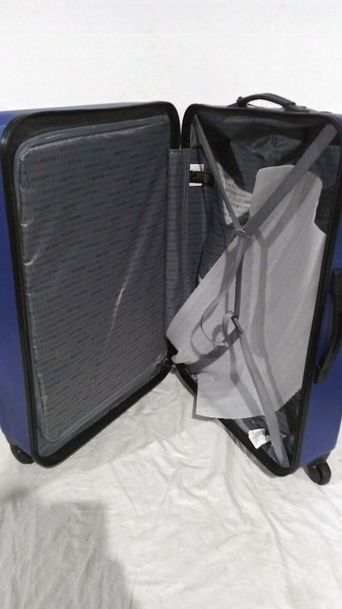 $480 Kenneth Cole Reaction South Street 28" Hard Spinner Suitcase Luggage Blue