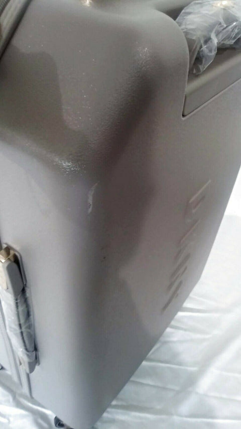 $275 NEW DKNY Allure 24" Hardcase Spinner Wheel Suitcase Travel Luggage GRAY