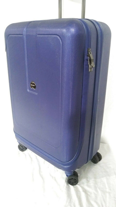 $320 Delsey Helium Shadow 4.0 25" Hard Expandable Spinner Suitcase Blue