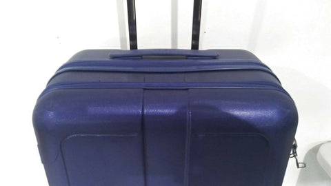 $320 Delsey Helium Shadow 4.0 25" Hard Expandable Spinner Suitcase Blue