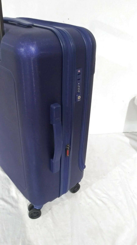 $320 Delsey Helium Shadow 4.0 25" Hard Expandable Spinner Suitcase Blue