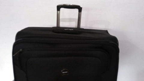 $320 Delsey Optimax 29" Expandable Spinner Suitcase Luggage Soft Black Upright