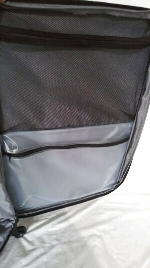 $320 Delsey Optimax 29" Expandable Spinner Suitcase Luggage Soft Black Upright