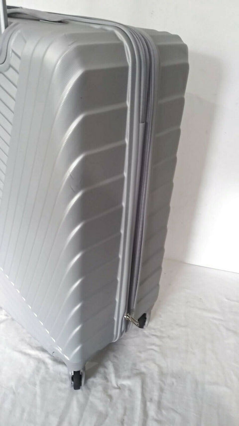 $325 American Tourister Tribute DLX 28" Spinner Suitcase Luggage Hardcase Silver