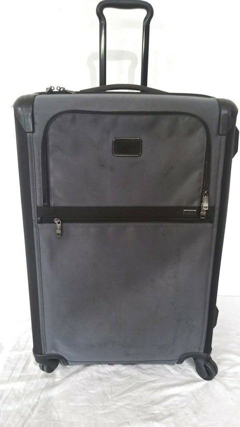 $875 TUMI ALPHA 2 MEDIUM EXPANDABLE SPINNER SUITCASE GRAY 29" LUGGAGE