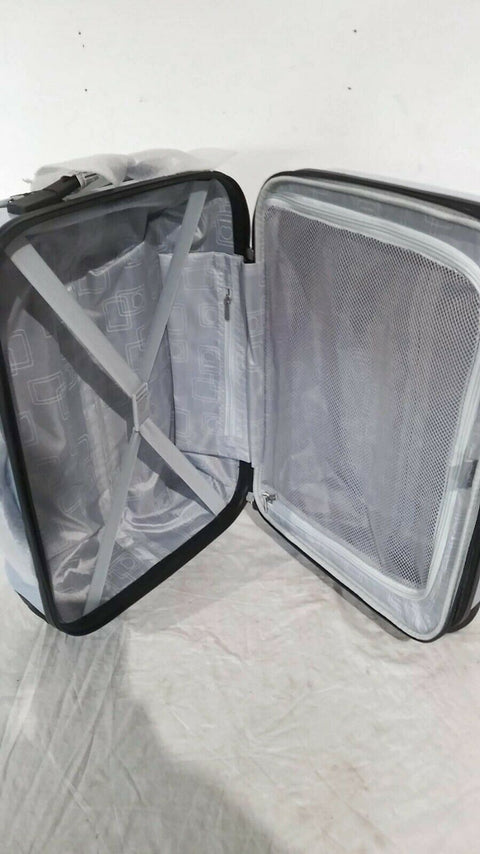 $300 New Delsey Air-Quest 21" Carry-On Spinner Suitcase Hard Luggage Ice Blue