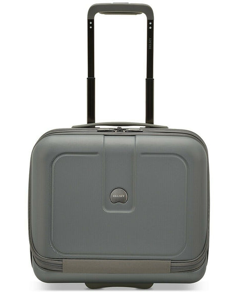 $220 DELSEY Helium 4.0 Gray Carry ON Under Seat Luggage suitcase Hardcase 16''