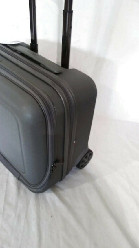 $220 DELSEY Helium 4.0 Gray Carry ON Under Seat Luggage suitcase Hardcase 16''