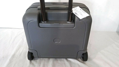 $220 DELSEY Helium 4.0 Gray Carry ON Under Seat Luggage suitcase Hardcase 16''