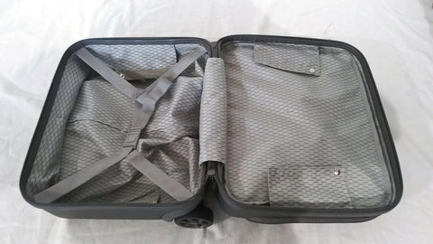 $220 DELSEY Helium 4.0 Gray Carry ON Under Seat Luggage suitcase Hardcase 16''
