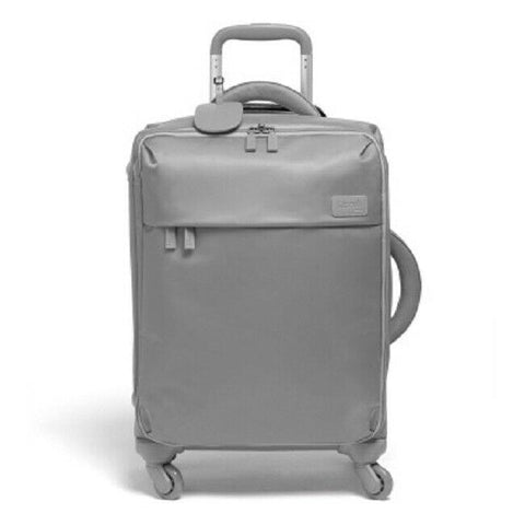 $220 Lipault Original Plume 20" Spinner Suitcase Luggage Silver Carry On