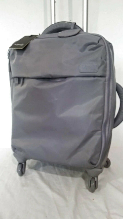 $220 Lipault Original Plume 20" Spinner Suitcase Luggage Silver Carry On