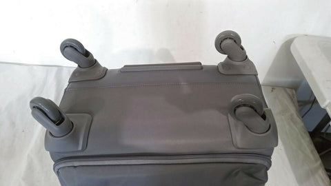 $220 Lipault Original Plume 20" Spinner Suitcase Luggage Silver Carry On