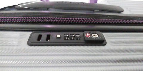 $480 New Traveler's Club Beijing Hard Case 28" Gray Luggage Suitcase TSA Lock