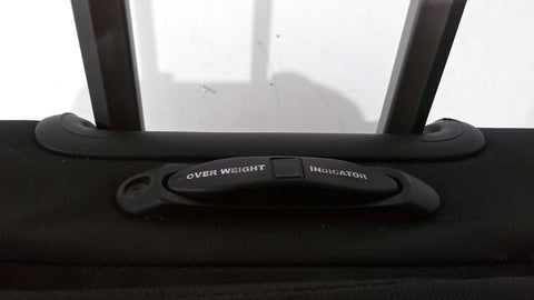 $360 Delsey Helium 360 29" Expandable Spinner Suitcase Luggage Soft Case Black