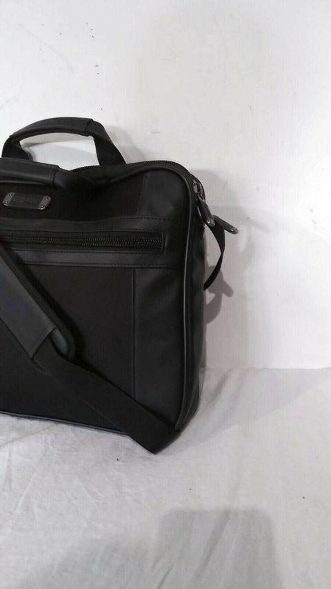 $460 KENNETH COLE REACTION SLIM TOP ZIP 15.6" LAPTOP BAG PORTFOLIO CASE BLACK