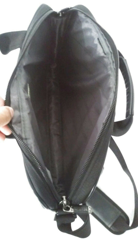 $460 KENNETH COLE REACTION SLIM TOP ZIP 15.6" LAPTOP BAG PORTFOLIO CASE BLACK