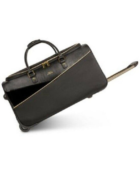 $450 NEW VINCE CAMUTO Harrlee 22" Wheeled Duffel Bag Black Carry On Luggage